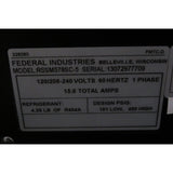 Federal Industries RSSM578 Refrigerator Open Case, Used Excellent Condition
