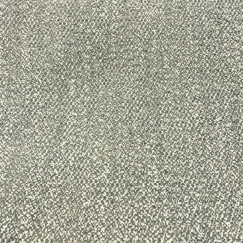 Mirage Pebble Gray Chenille Upholstery Fabric - Gray White Interwoven, 55" Width (1 Yard)