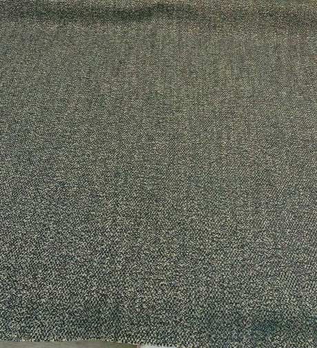 Mirage Pebble Black Rock Chenille Polyester Fabric - Black Gray/Taupe Interwoven Woven Solid, 55" Width (1 Yard)