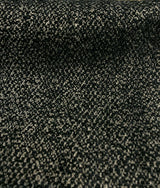Mirage Pebble Black Rock Chenille Polyester Fabric - Black Gray/Taupe Interwoven Woven Solid, 55" Width (1 Yard)