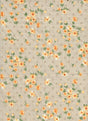 Swiss Dot Chiffon Ditsy Floral Fabric Taupe