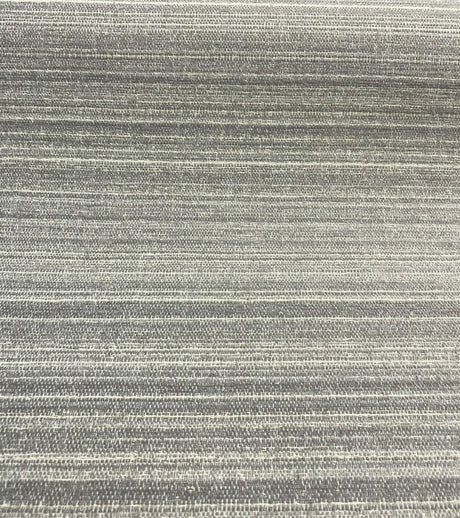 Robert Allen Ocean Ash Chenille Fabric - Gray Blue Stripe, 56" Width, 7" Horizontal Repeat (1 Yard)