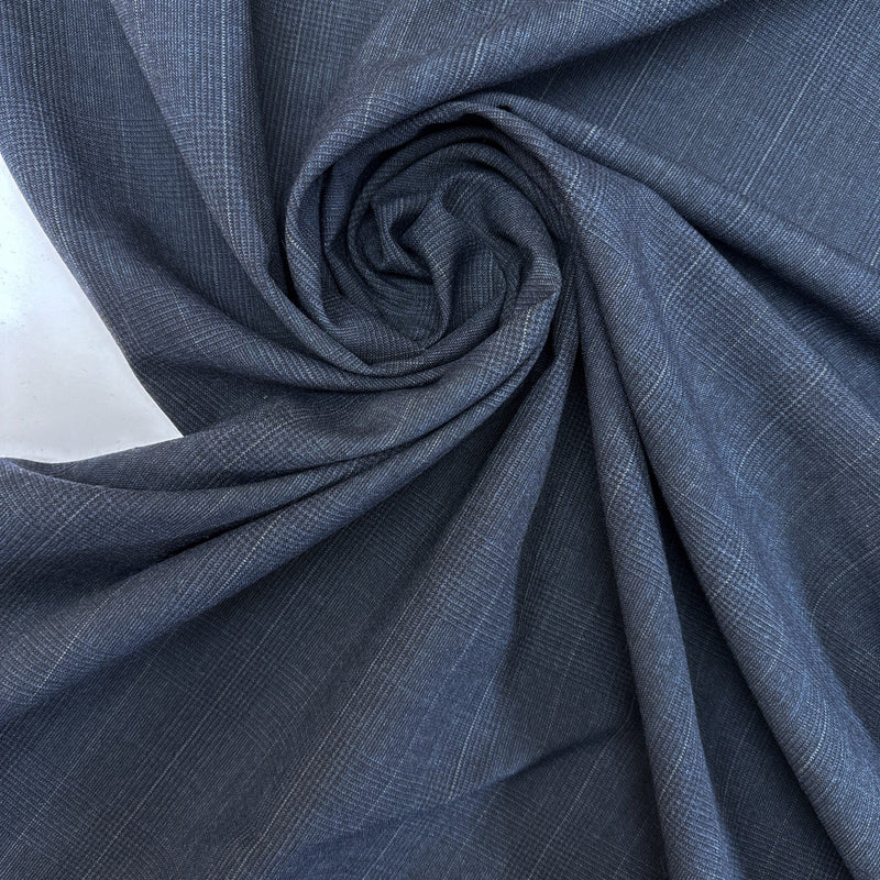 Multicolor Wool Polyester Tweed