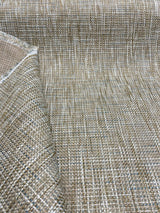 Otis Beach Tweed Performance Fabric - Beach Antique Gold With Blue Hint, Woven, 54" Width (1 Yard)
