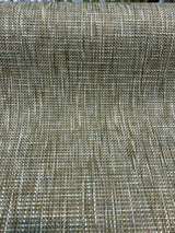 Otis Beach Tweed Performance Fabric - Beach Antique Gold With Blue Hint, Woven, 54" Width (1 Yard)