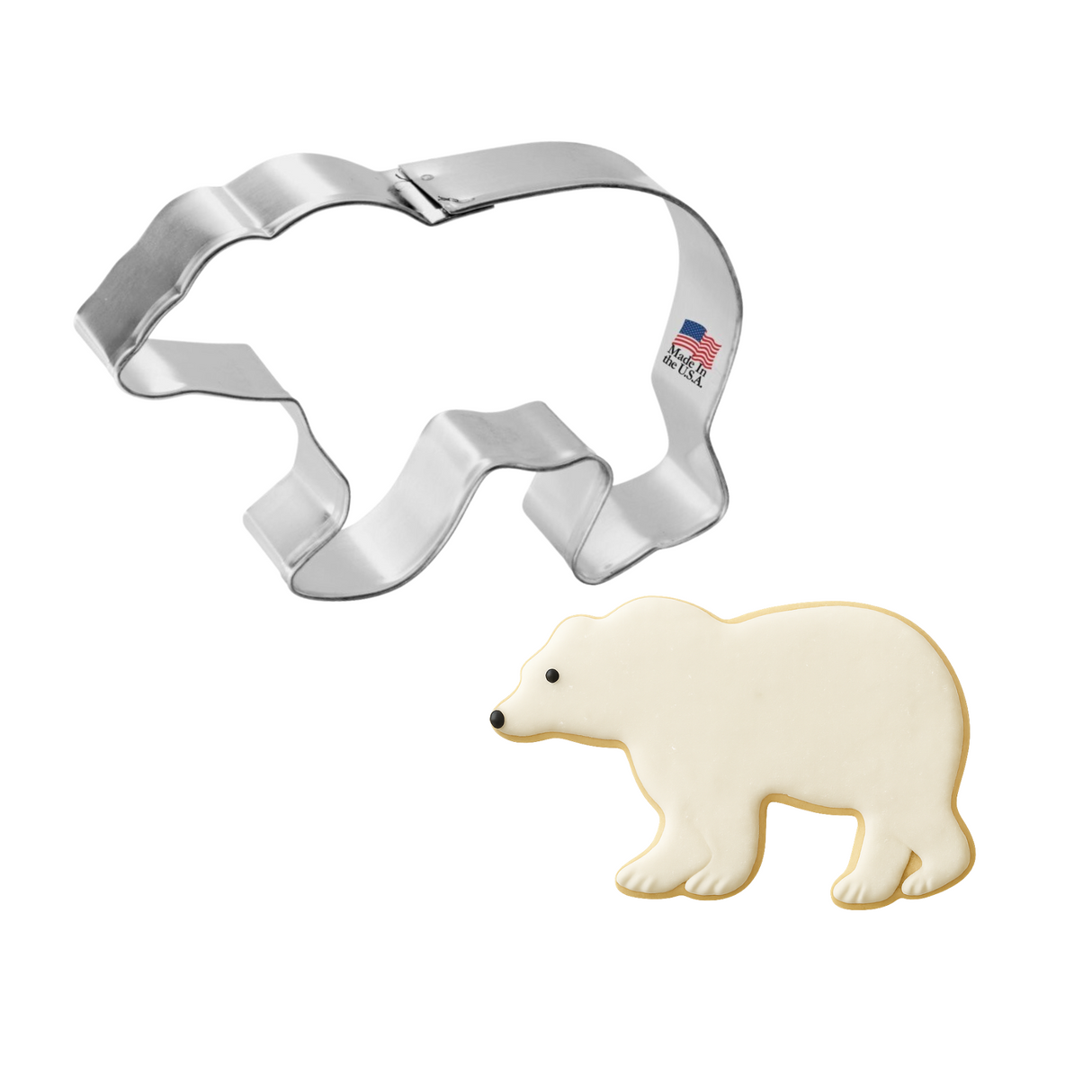 Polar Bear Cookie Cutter 4 in B1357