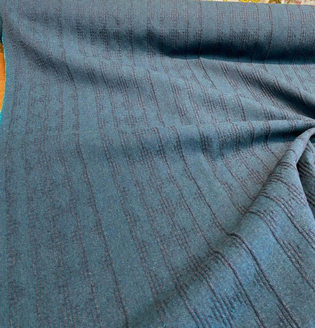 Keystone Vertex Ocean Blue Upholstery Fabric - Blue With Green Background, Woven, 54" Width (1 Yard)