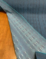 Keystone Vertex Ocean Blue Upholstery Fabric - Blue With Green Background, Woven, 54" Width (1 Yard)