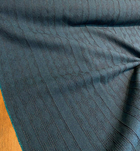 Keystone Vertex Ocean Blue Upholstery Fabric - Blue With Green Background, Woven, 54" Width (1 Yard)