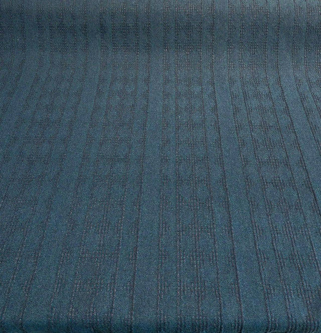 Keystone Vertex Ocean Blue Upholstery Fabric - Blue With Green Background, Woven, 54" Width (1 Yard)