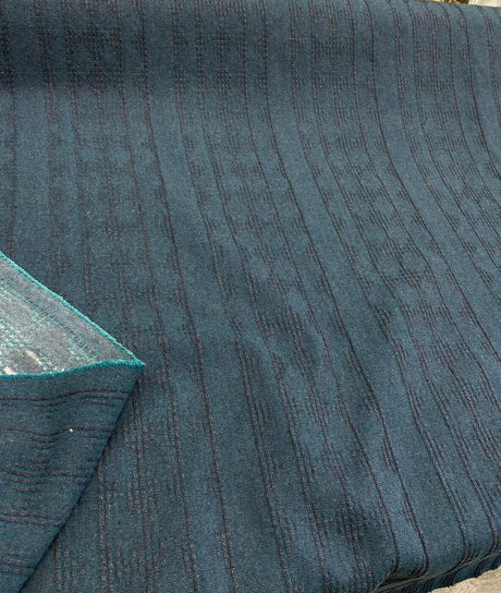 Keystone Vertex Ocean Blue Upholstery Fabric - Blue With Green Background, Woven, 54" Width (1 Yard)