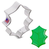 Ann Clark Holly Leaf Cookie Cutter, 3-1/8"