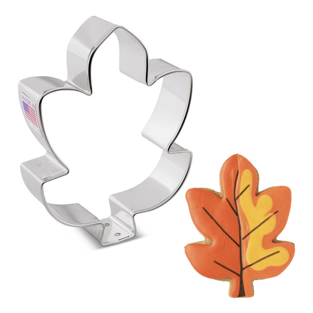 Ann Clark Hawthorn Leaf Cookie Cutter, 3-3/4" x 3"