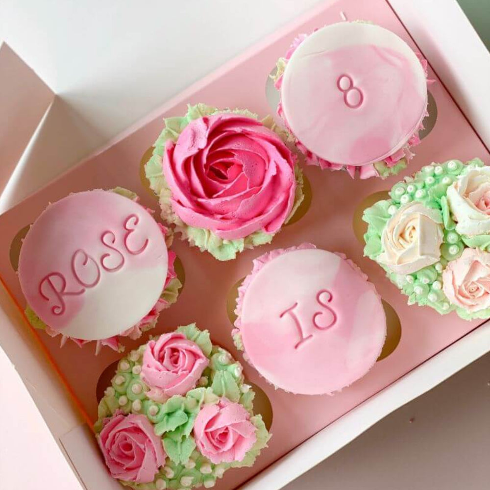 Lissie Lou Alpha Bakes Font 4 Number Stamp Tile Set