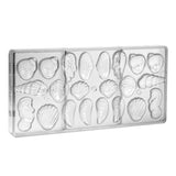 Chocolate World Polycarbonate Chocolate Mold, Shells & Sea Creatures, 22 Cavities