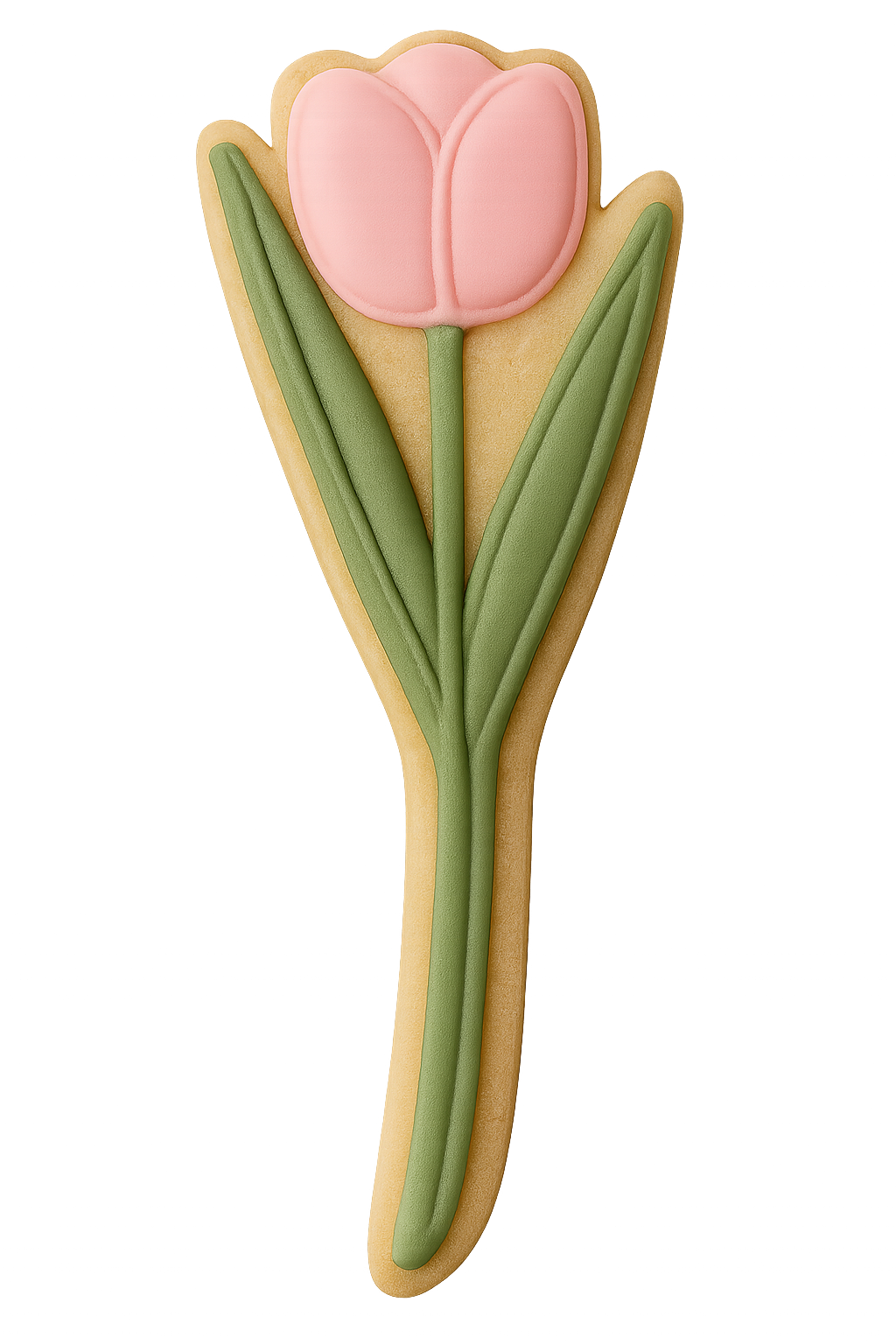 Long Stem Tulip Cookie Cutter 6 in