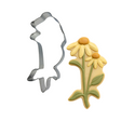 Long Stem Coneflower Cookie Cutter 6 in
