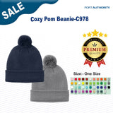 Port Authority® Cozy Pom Beanie