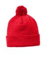 Sport-Tek ® Solid Pom Pom Beanie