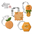 Little Peach Cookie Cutter 4 Pc Set HS0560