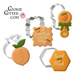 Little Peach Cookie Cutter 4 Pc Set HS0560