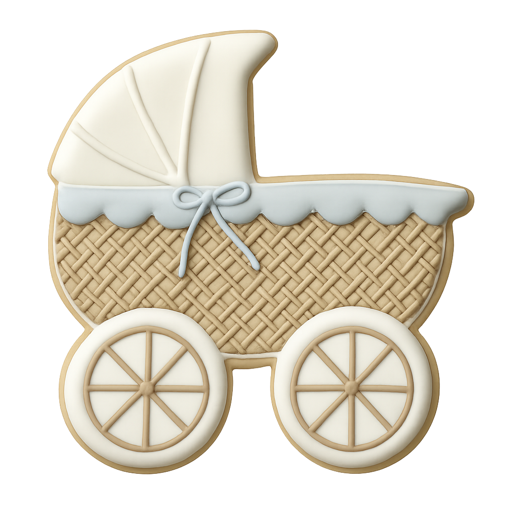 Baby Carriage Cookie Cutter 4 in B1371