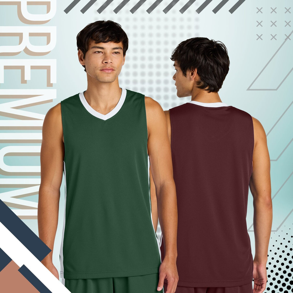 Sport-Tek® Rival Basketball Rev Jersey