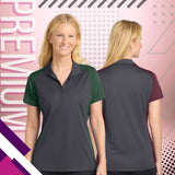 Sport-Tek® Women's Colorblock Micropique Sport-Wick Polo Stylish Moisture Wicking