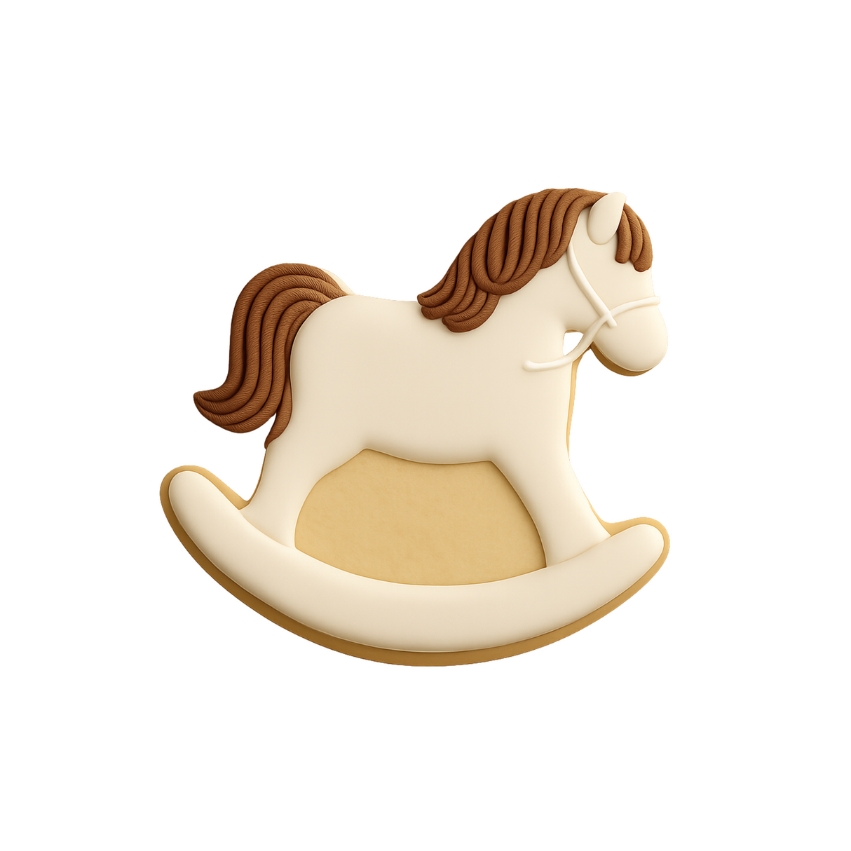 Rocking Horse Cookie Cutter 4 in B900