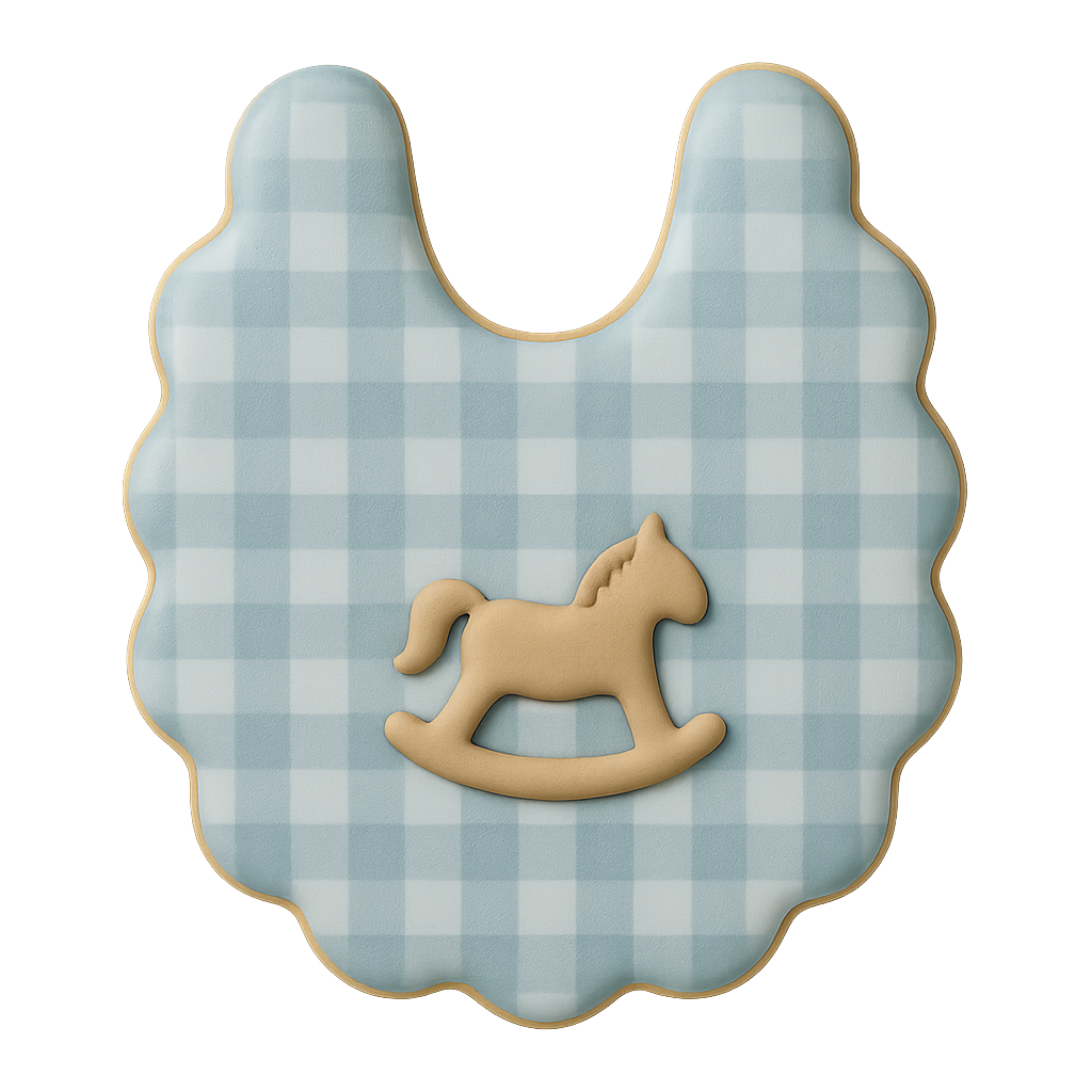 Baby Bib Cookie Cutter 3.25" B1261