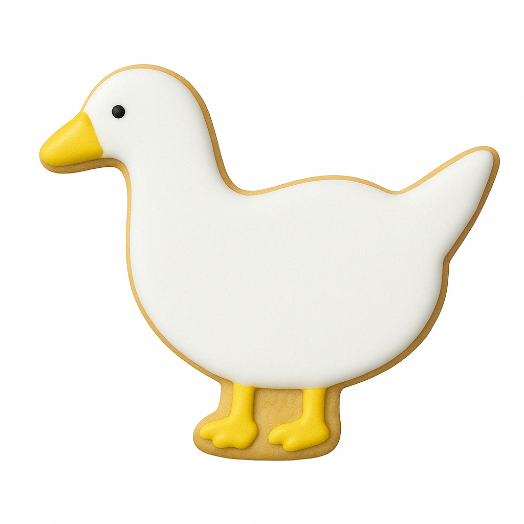 Duck Cookie Cutter 3 in B572