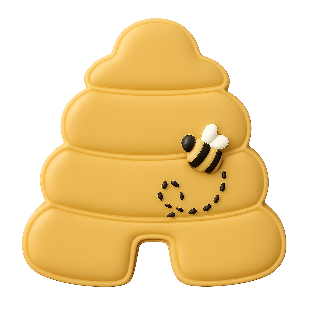 Bee Hive Cookie Cutter 3.5 in B1351