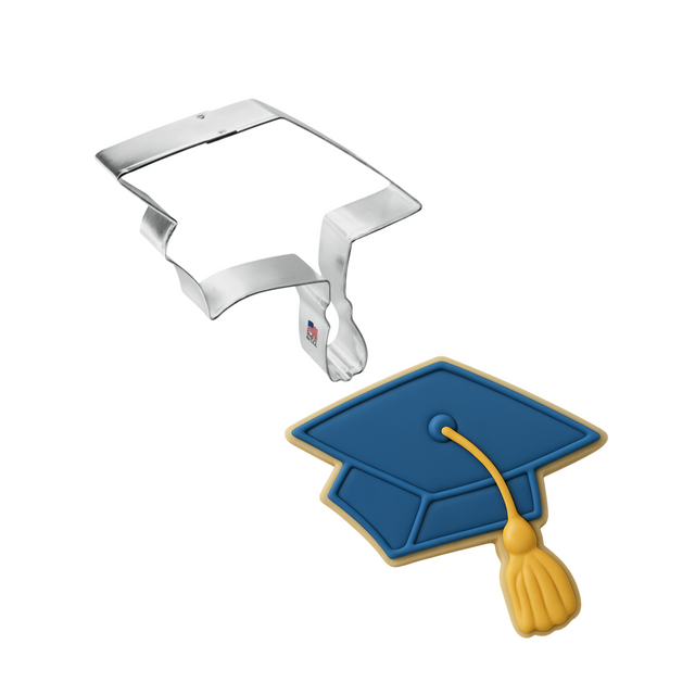 Graduation Cap Cookie Cutter 4.5 in B1341