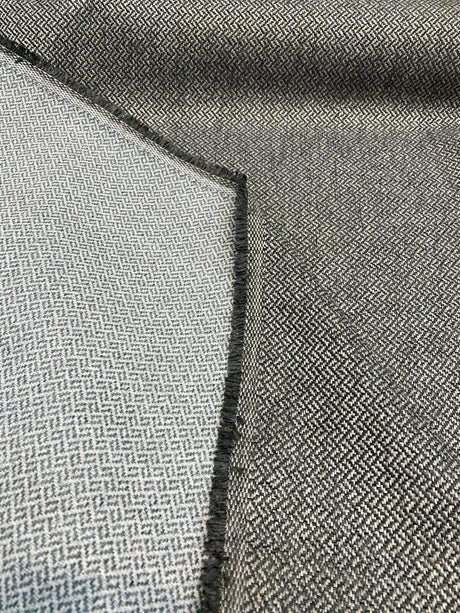 Robert Allen Nobletex Chenille Upholstery Fabric - Greystone Tweed, 55" Width (1 Yard)