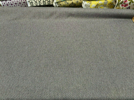 Robert Allen Nobletex Chenille Upholstery Fabric - Greystone Tweed, 55" Width (1 Yard)