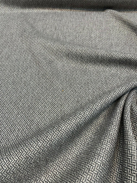 Robert Allen Nobletex Chenille Upholstery Fabric - Greystone Tweed, 55" Width (1 Yard)