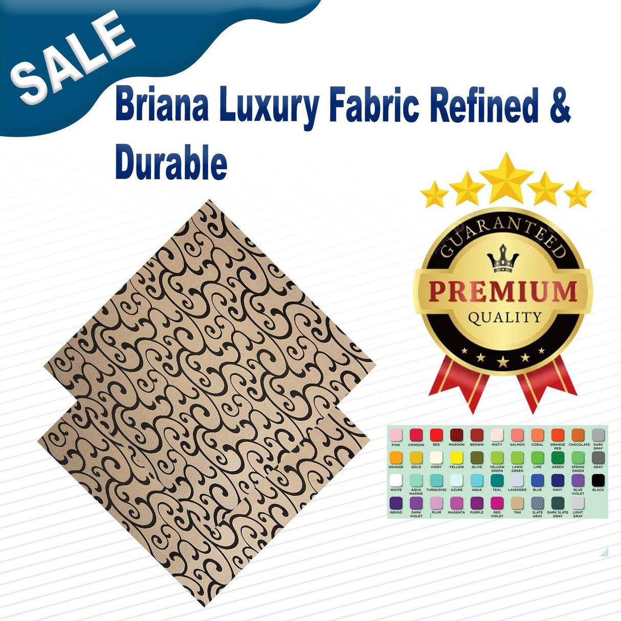 Briana Luxury Fabric Refined & Durable