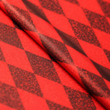 Harlequin Polyester Spandex Fabric - Diamond Print, Assorted Colors, 58-60" Width (1 Yard)
