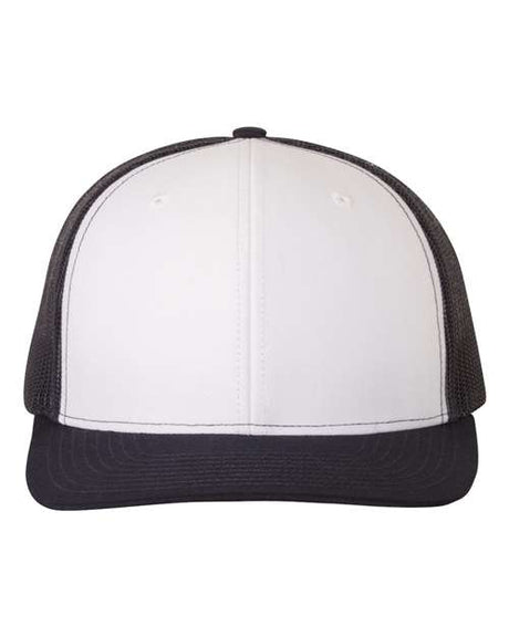 Richardson five-panel printed mesh trucker cap