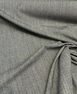 Brixton Gravel Linen Blend Textured Chenille Upholstery Fabric - Gravel, 57" Width (By The Yard)