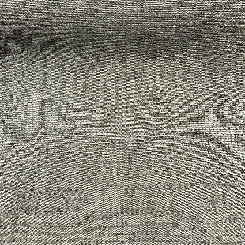 Brixton Gravel Linen Blend Textured Chenille Upholstery Fabric - Gravel, 57" Width (By The Yard)