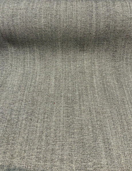 Brixton Gravel Linen Blend Textured Chenille Upholstery Fabric - Gravel, 57" Width (By The Yard)