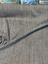 Brixton Storm Linen Blend Chenille Fabric - Antique Dark Olive, Textured, 57" Width (1 Yard)