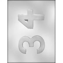 Number 3 - 4 Chocolate Mold