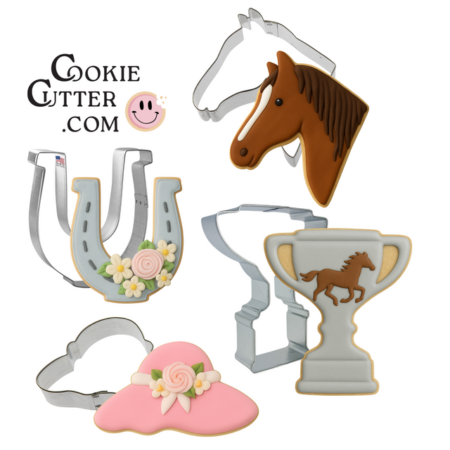 Kentucky Derby Cookie Cutter 4 Pc Set HS0583