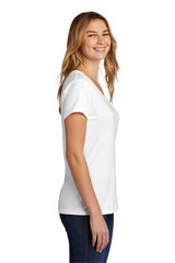 Gildan® Heavy Cotton Women’s V-Neck Short Sleeve T-Shirt