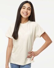 Youth Fine Jersey Crewneck Short Sleeve Tee