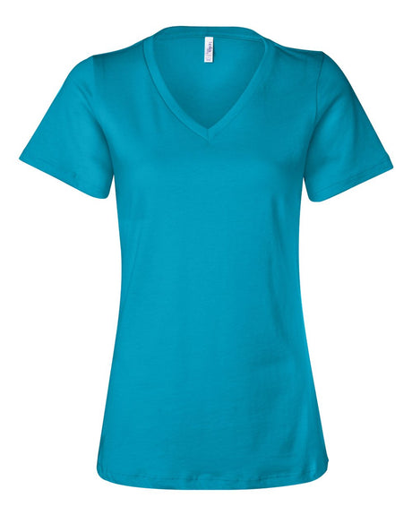 BELLA + CANVAS® Women’s Jersey Relaxed Short Sleeve V-Neck T-Shirt