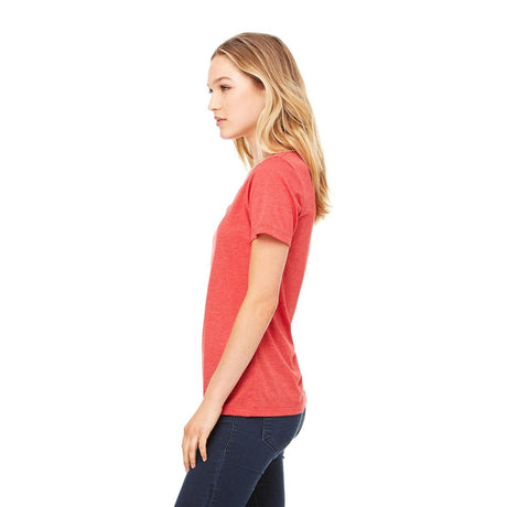 Camiseta de algodón con cuello en V para mujer Gildan | Camiseta de ajuste clásico suave