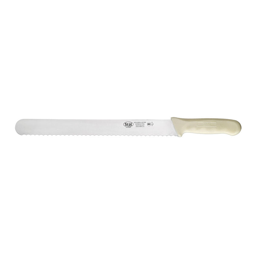 Winco Stal 12" White Bread Knife